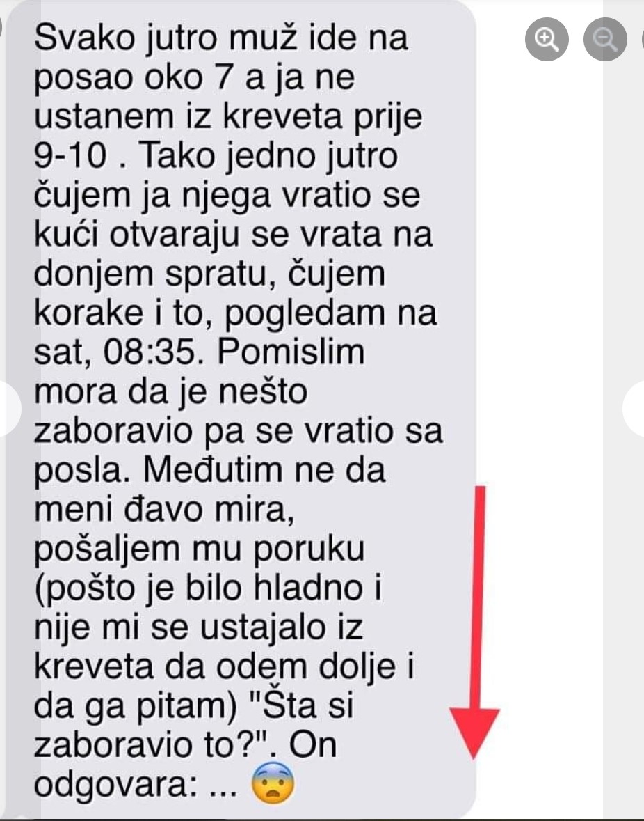 “Jutros oko 7 sati, muž je otišao na posao”