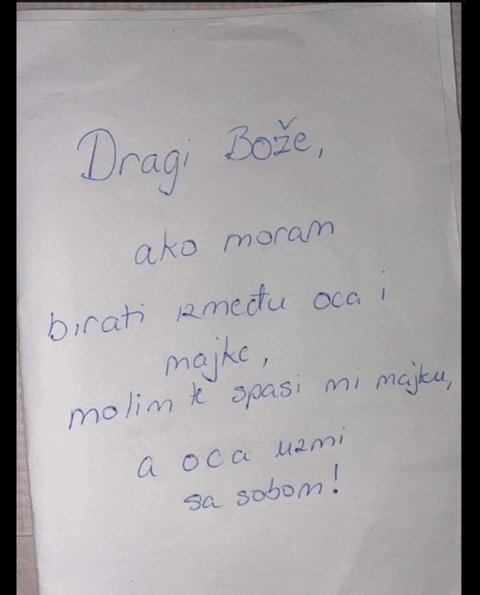 PRIČA: Bože, spasi moju majku