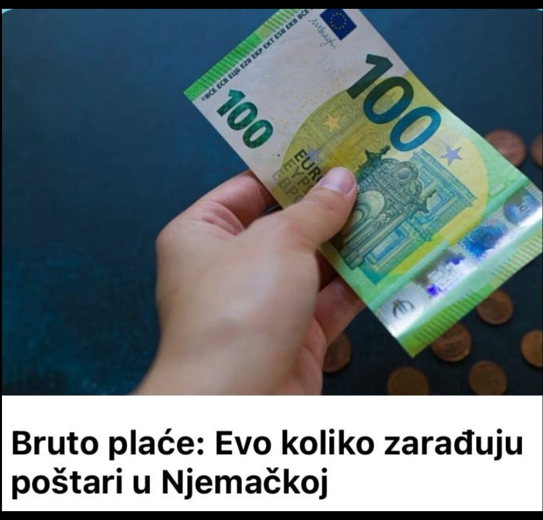 Bruto plaće: Evo koliko zarađuju poštari u Njemačkoj