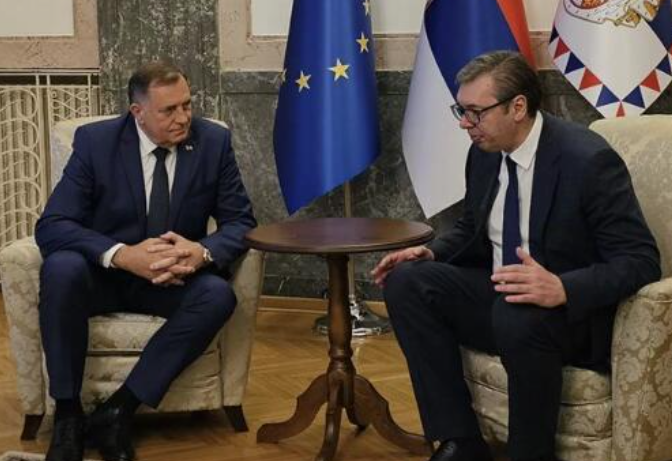 KURIR SAZNAJE! UPRAVO ZAVRŠEN RAZGOVOR VUČIČA I DODIKA: Predsednik RS pozvao predsednika Srbije da u 24 sata poseti Banja Luku – Vučić putuje već večeras?!