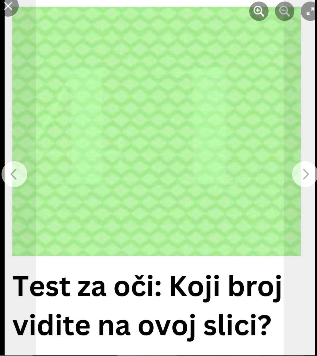 Test za oči: Koji broj vidite na ovoj slici?