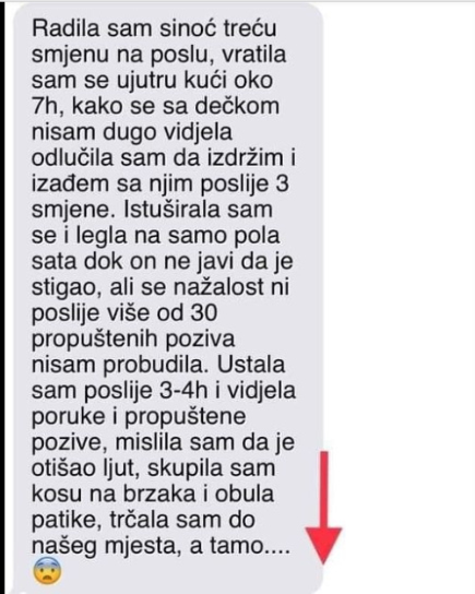 “Ja sinoć radila treću smjenu na poslu”