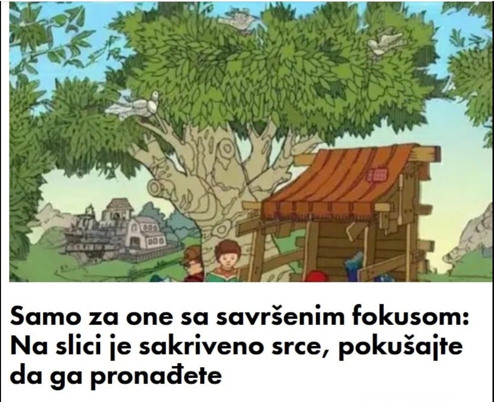 Samo za one sa savršenim fokusom: Na slici je sakriveno srce, pokušajte da ga pronađete