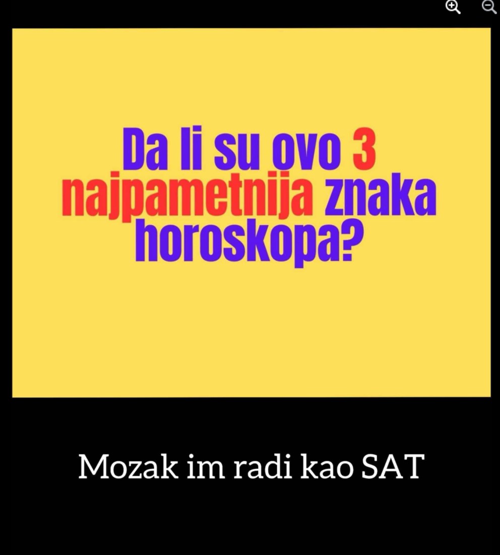 Mozak im je kao švicarski sat: Da li su ovo 3 najpametnija znaka horoskopa?