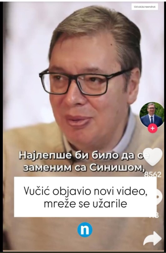 Vučić objavio novi video, mreže se užarile: “On nas za*ebava”