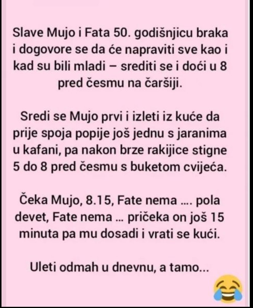 VIC DANA: Fata, Mujo i godisnjica braka