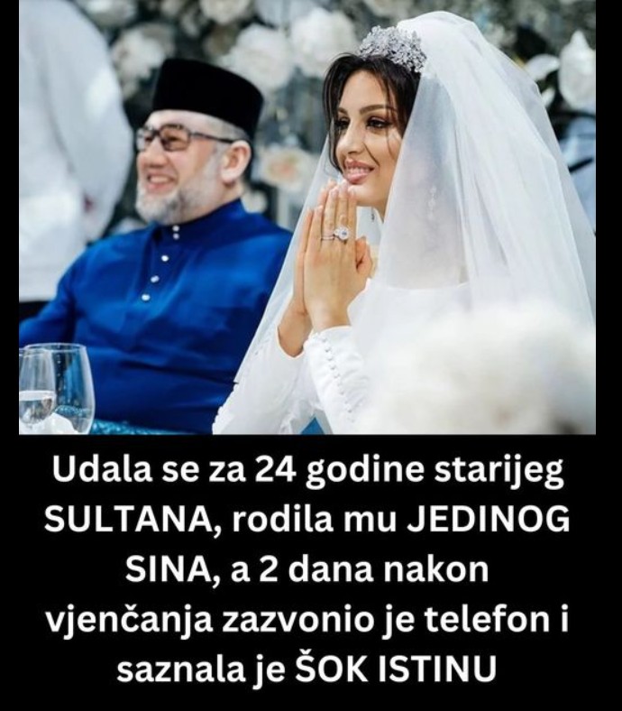 Udala se za 24 godine starijeg SULTANA, rodila mu JEDINOG SINA, a 2 dana nakon venčanja zazvonio je telefon i saznala je ŠOK ISTINU: Sada dobija 1.350 EVRA alimentacije, tvrdi da je suma “smešna”