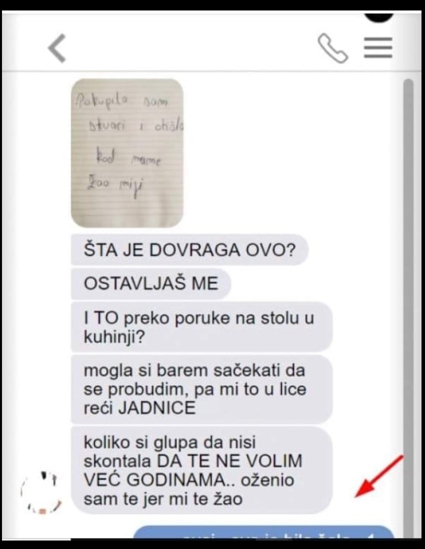 UGLEDAO SAM ŽENINU PORUKU NA STOLU – PIŠE DA ME OSTAVLJA: Pobjesnio sam, a onda mi je ovo napisala, CRVENIM SE OD SRAMOTE