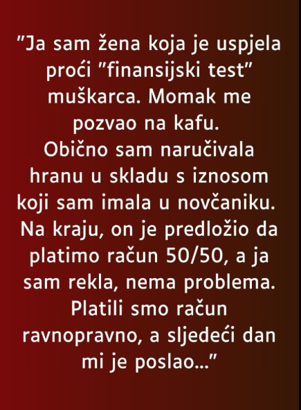 “Ja sam žena koja je uspjela proći “finansijski test” muškarca…”