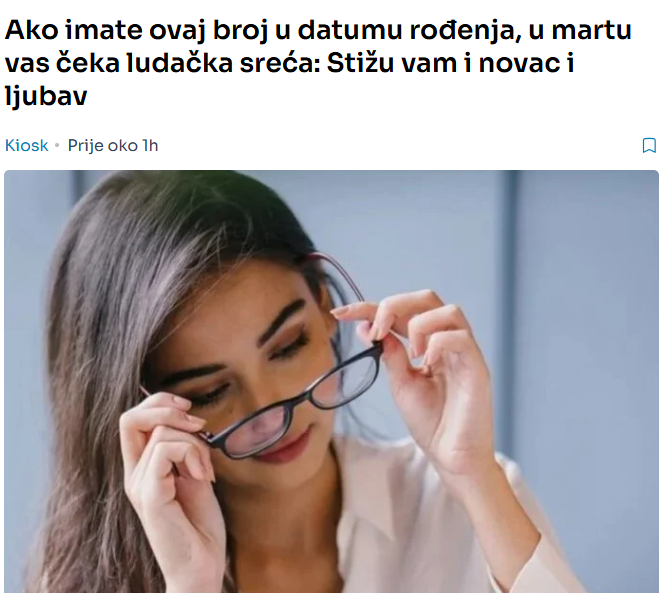 Ako imate ovaj broj u datumu rođenja, u martu vas čeka ludačka sreća: Stižu vam i novac i ljubav