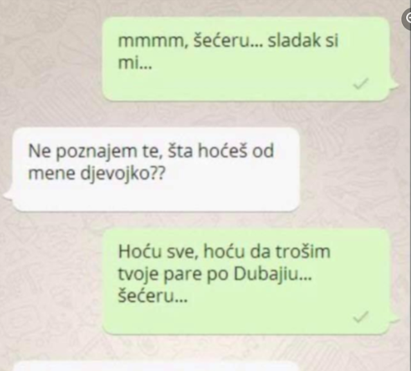 MUŽ ME VARA SA SPONZORUŠAMA, A JA SAM MU POSLALA PORUKU SA NEPOZNATOG BROJA: Kad sam dobila odgovor, htjela sam da U ZEMLJU PROPADNEM