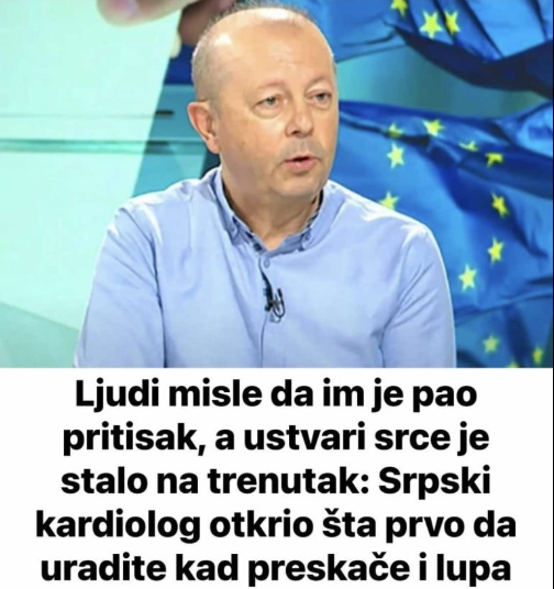 Ljudi misle da im je pao pritisak, a ustvari srce je stalo na trenutak: Srpski kardiolog otkrio šta prvo da uradite kad preskače i lupa