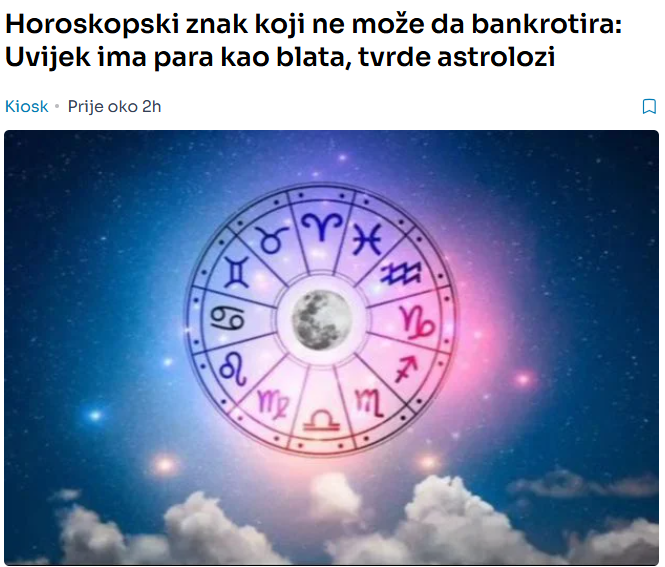 Horoskopski znak koji ne može da bankrotira: Uvijek ima para kao blata, tvrde astrolozi