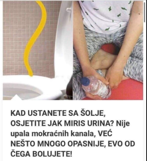 OSJETITE JAK MIRIS URINA KAD USTANETE SA WC ŠOLJE: Evo od čega bolujete