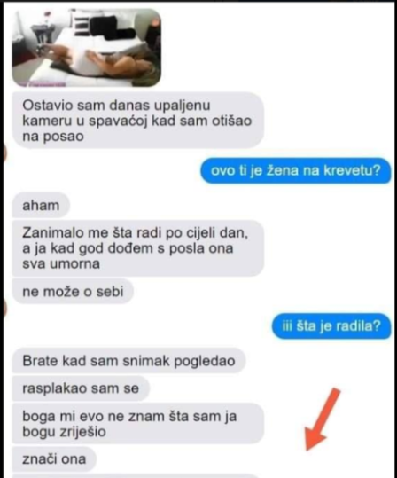 UBACIO SAM KAMERU U SOBU, DA VIDIM ŠTA ŽENA RADI KAD SAM JA NA POSLU: Kad sam pregledao snimak RASPLAKAO SAM SE, KAKO MOŽE?!