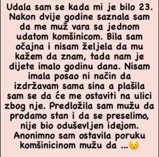 “Udala sam se kada mi je bilo 23”