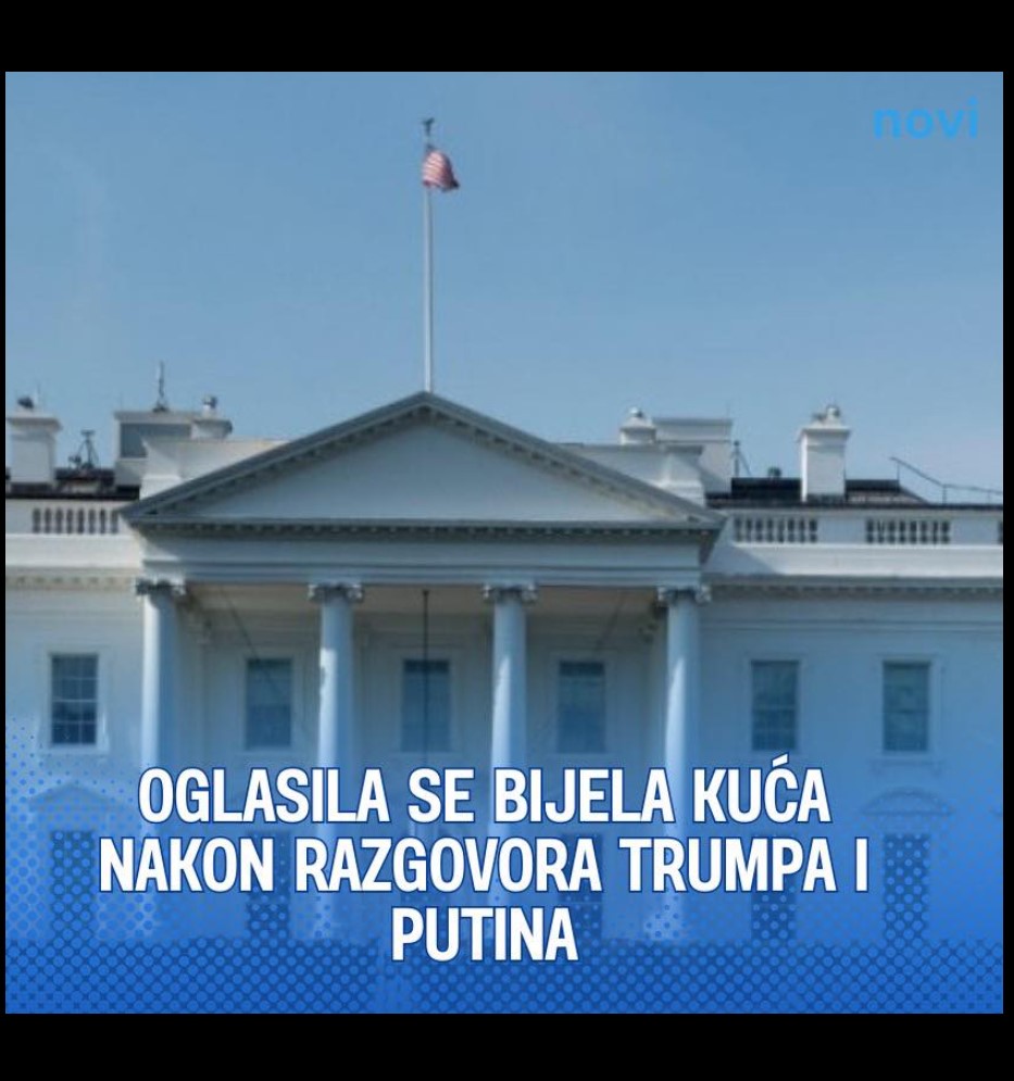 Oglasila se Bijela kuća nakon razgovora Trumpa i Putina: “Put ka trajnom miru”