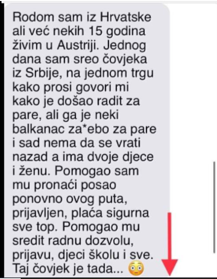 “Rođen sam u Hrvatskoj, a živim i radim u Austriji”