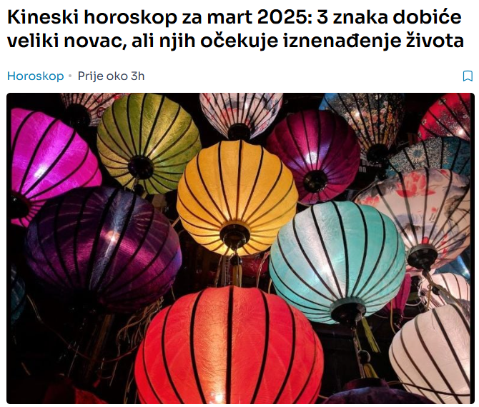 Kineski horoskop za mart 2025: 3 znaka dobiće veliki novac, ali njih očekuje iznenađenje života