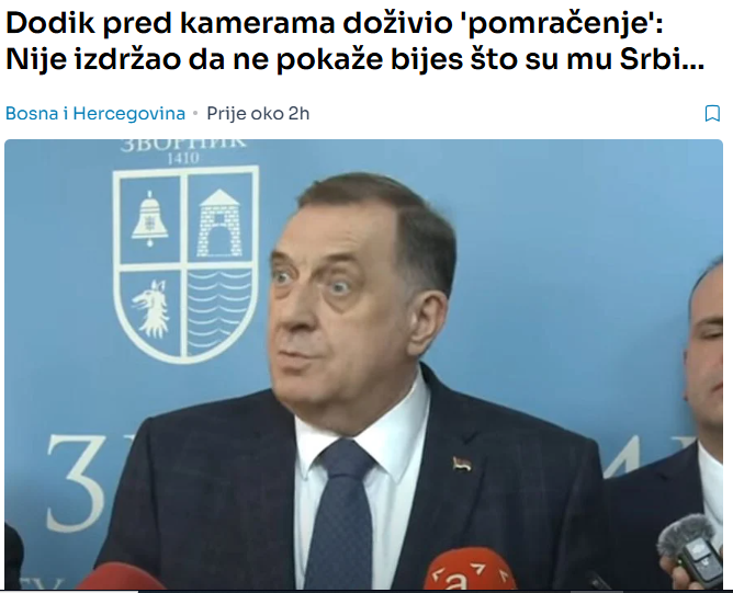 Dodik pred kamerama doživio ‘pomračenje’: Nije izdržao da ne pokaže bijes što su mu Srbi…