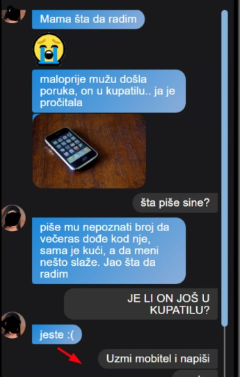 MUŽU DOŠLA PORUKA OD LJUBAVNICE, odmah sam pročitala i javila mami: Rekla mi je da ovo odmah uradim, DA LI DA JE POSLUŠAM?