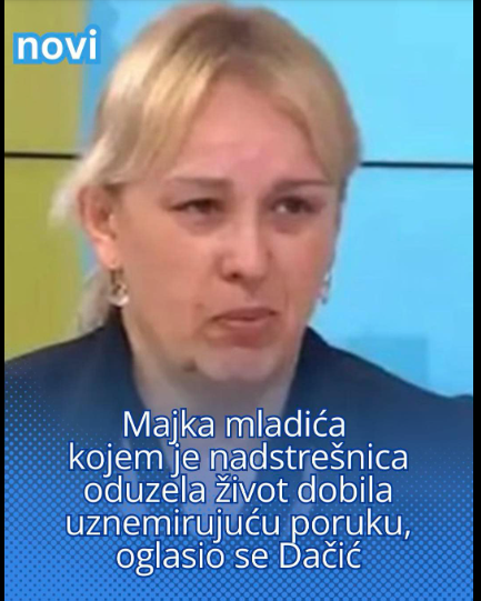 Majka mladića kojem je nadstrešnica oduzela život dobila uznemirujuću poruku, oglasio se Dačić