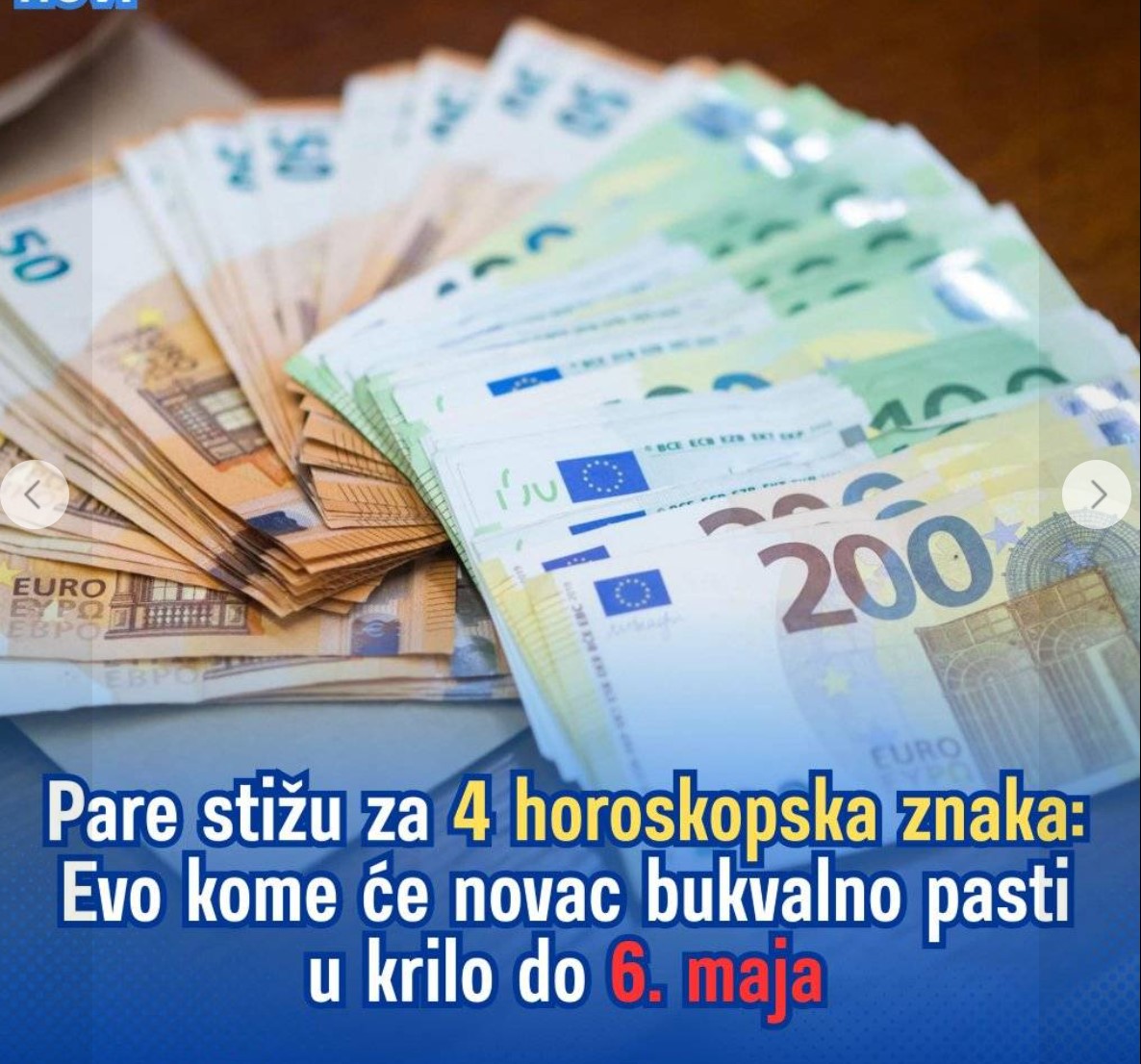Pare stižu za 4 horoskopska znaka: Evo kome će novac bukvalno pasti u krilo do 6. maja