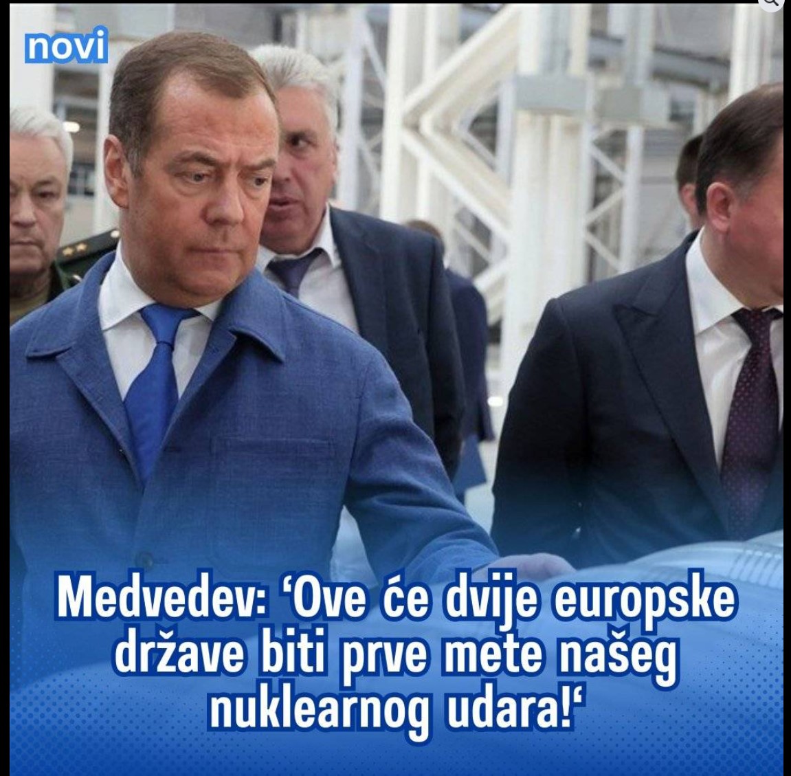 Medvedev: ‘Ove će dvije europske države biti prve mete našeg nuklearnog udara!‘