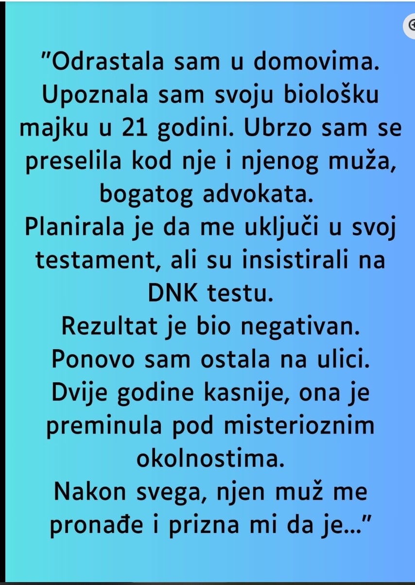 “Odrastala sam u domovima….”