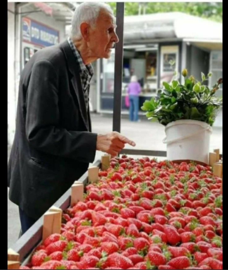 Starac i jagode Prica