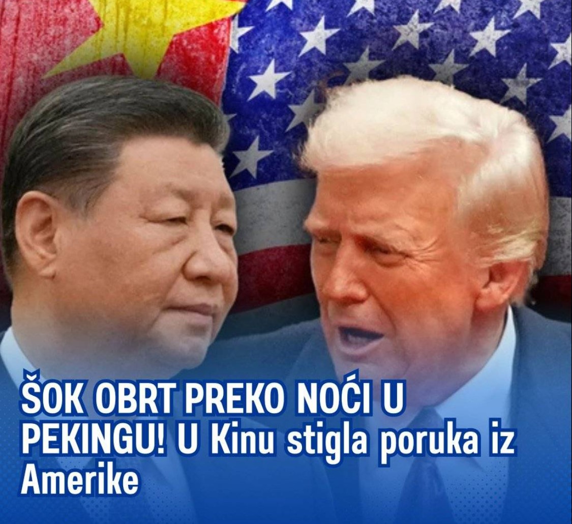 ŠOK OBRT PREKO NOĆI U PEKINGU! U Kinu stigla poruka iz Amerike
