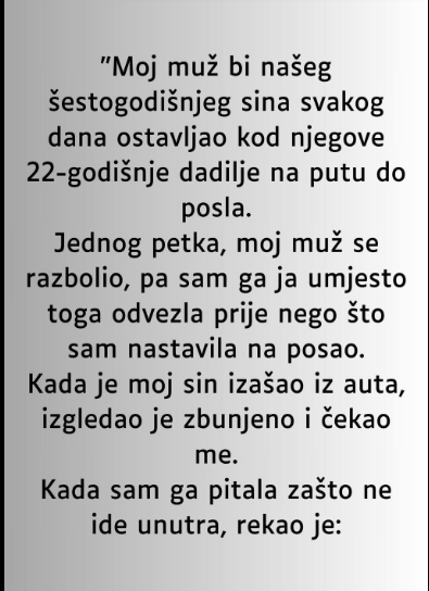 “Moj muž bi našeg šestogodišnjeg sina svakog dana ostavljao kod njegove 22-godišnje dadilje…”