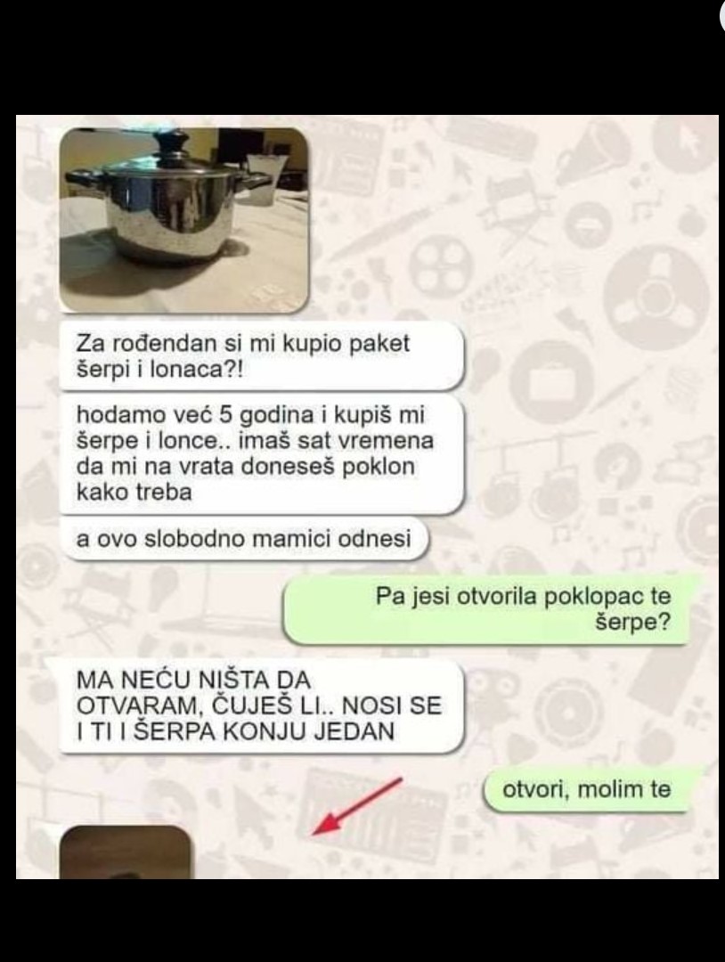 MOMAK MI JE ZA ROĐENDAN KUPIO ŠERPU, BJESNILA SAM, A ON ME MOLIO SAMO DA PODIGNEM POKLOPAC: Kad sam otvorila HIT, kakvu sam grešku napravila
