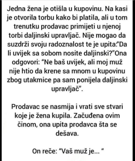 POUČNA PRIČA: Žena u kupovini