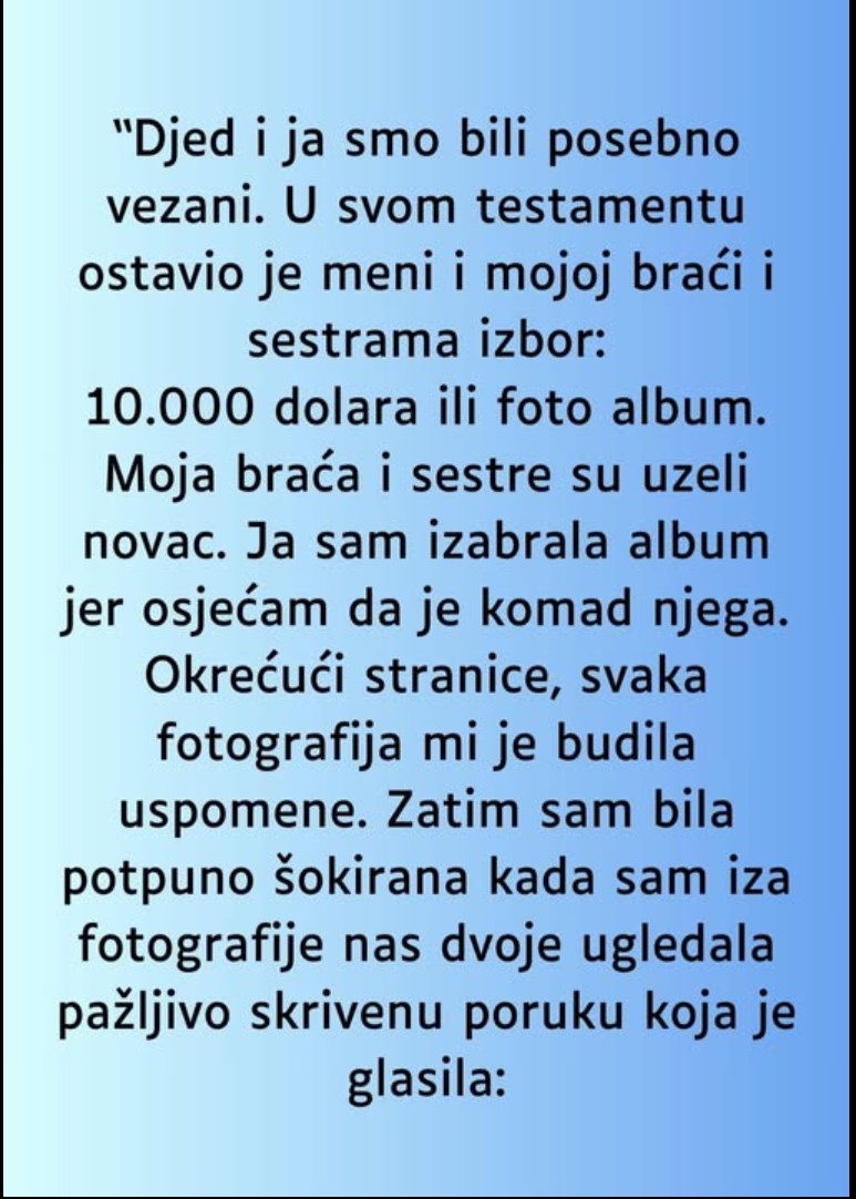 “Djed i ja smo dijelili posebnu vezu…”