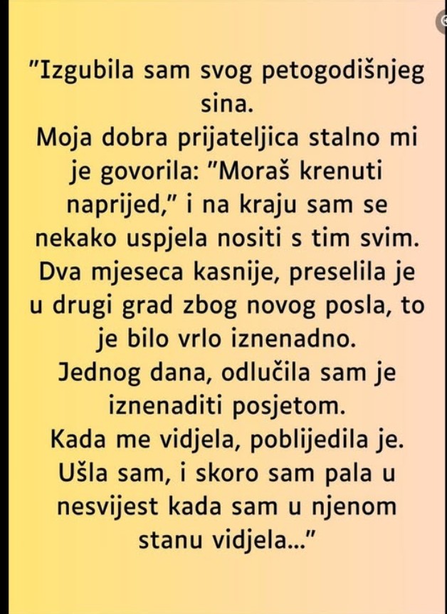 “Izgubila sam svog petogodišnjeg sina…”