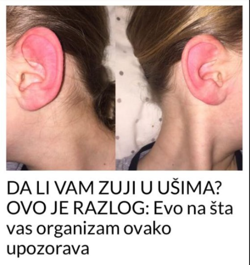 DA LI VAM ZUJI U UŠIMA? OVO JE RAZLOG: Evo na šta vas organizam ovako upozorava