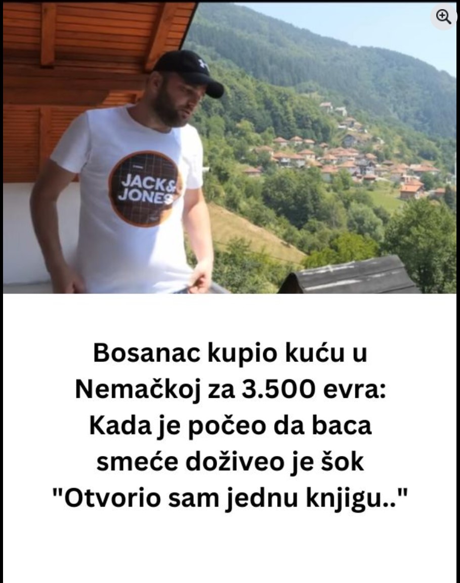 Bosanac kupio kuću u Njemačkoj za 3.500 eura: Kada je počeo da baca smeće doživeo je šok “Otvorio sam jednu knjigu..”