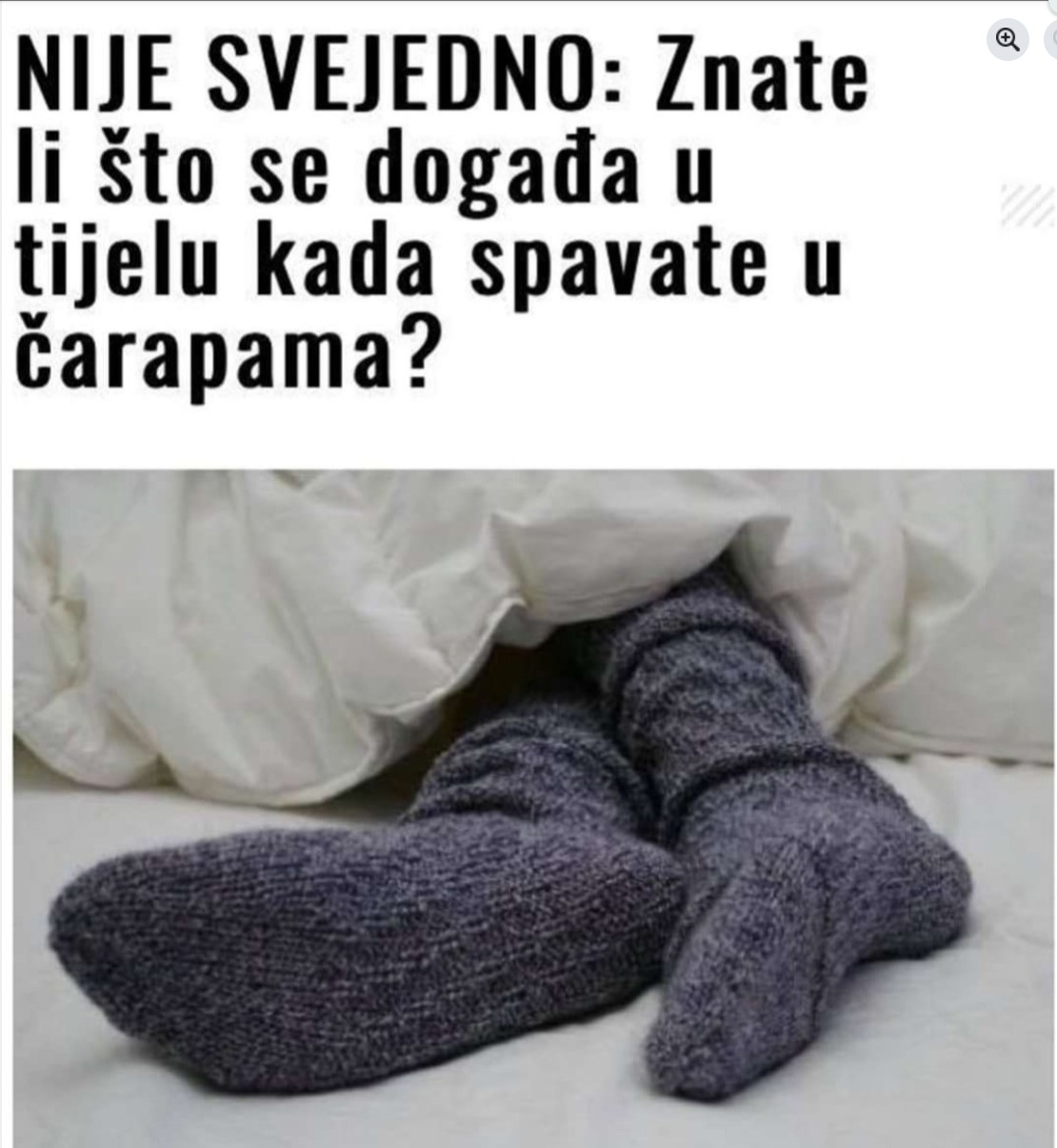 VIŠE NEĆETE IĆI U KREVET BOSI: Evo šta se dešava kada spavate u čarapama!