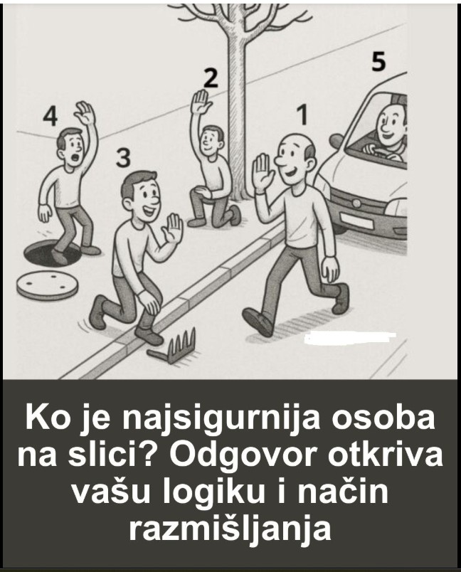 Ko je najsigurnija osoba na slici