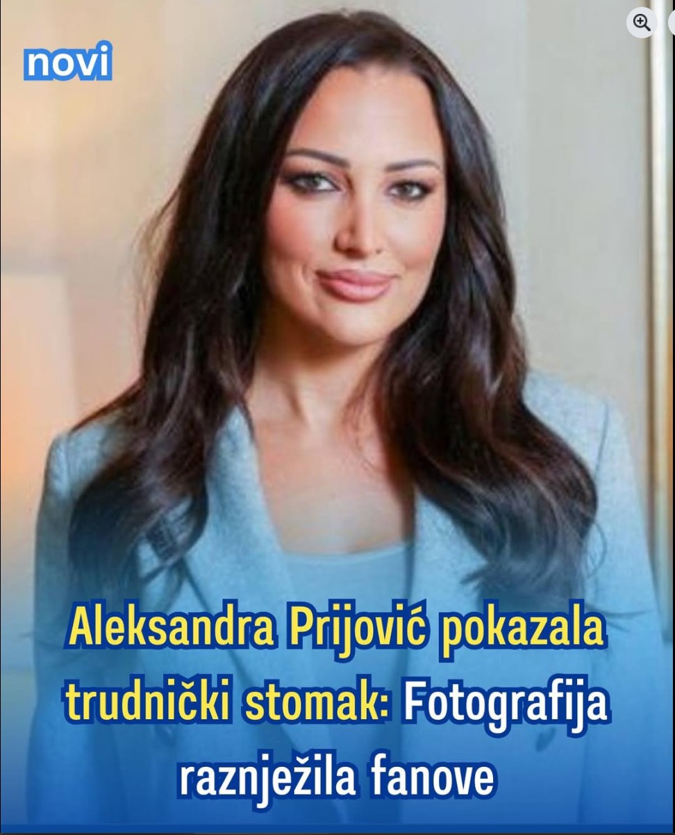 Aleksandra Prijović pokazala trudnički stomak: Fotografija raznježila fanove