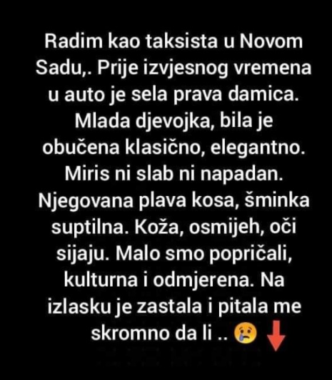 “Radim kao taksista u Novom Sad”