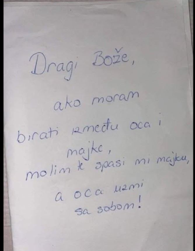 PRIČA: Bože, spasi moju majku