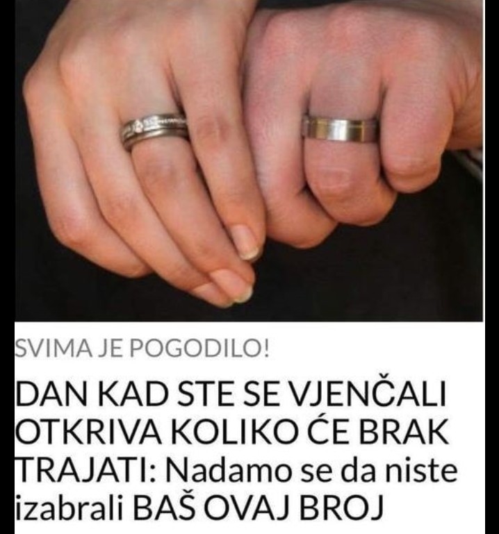 Šta vaš datum venčanja govori o vašem braku (po numerologiji)?