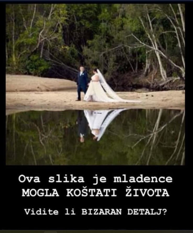 OVA SLIKA JE MLADENCE MOGLA KOŠTATI ŽIVOTA: Vidite li BIZARAN DETALJ, nisu ni slutili šta se dešava