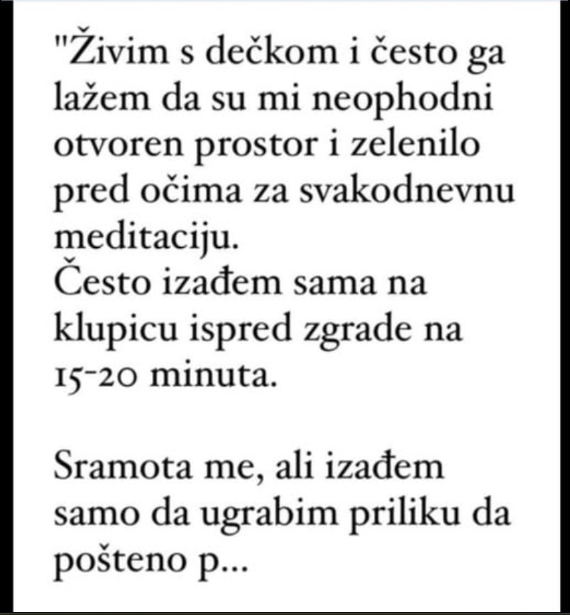 “Živim s dečkom i često ga lažem…”