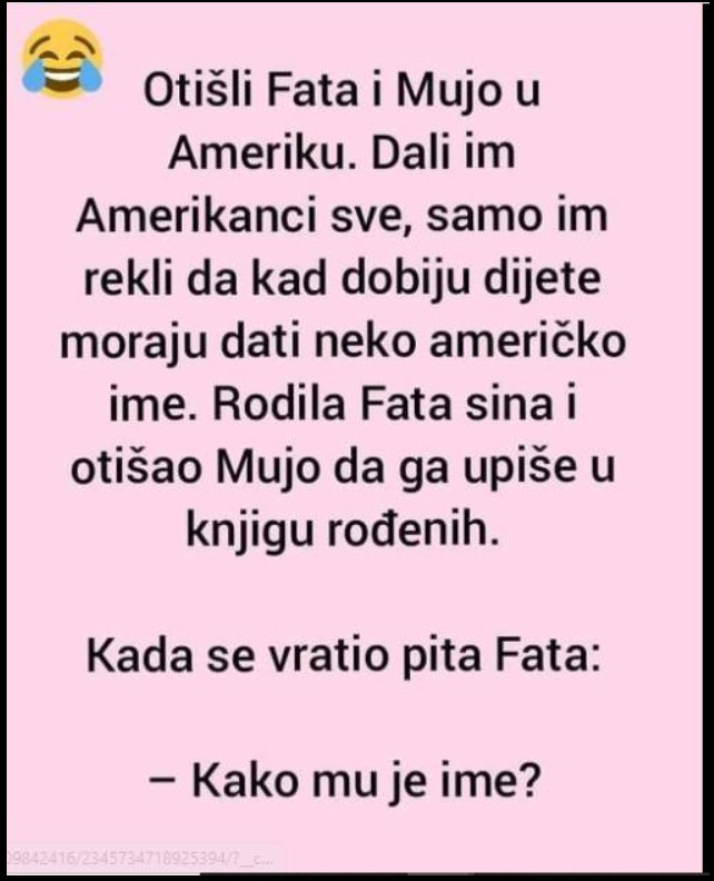 Šala – Mujo i Fata u Americi