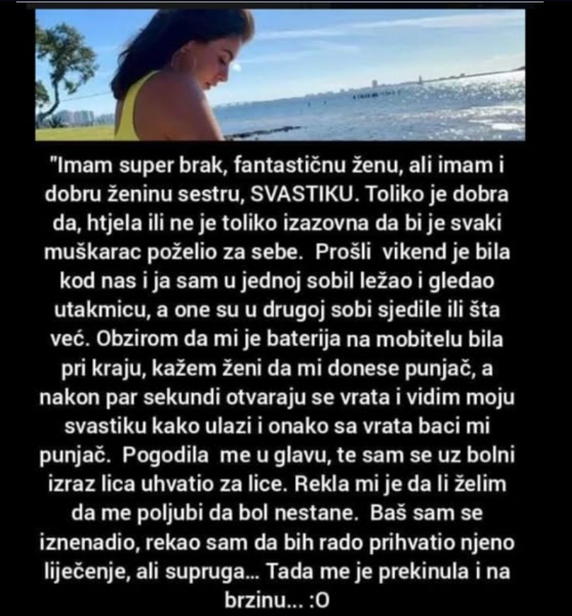 “Imam super brak, fantastičnu ženu”