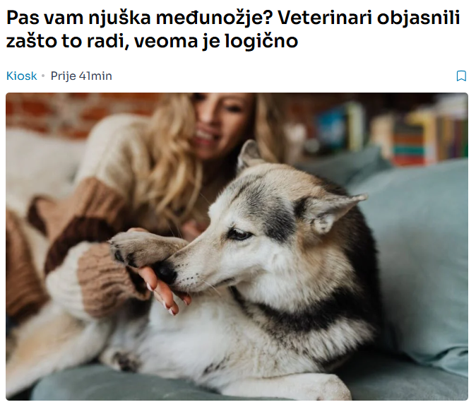 Pas vam njuška međunožje? Veterinari objasnili zašto to radi, veoma je logično