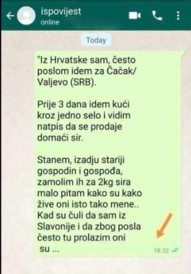 “Iz Hrvatske sam, često poslom idem za Čačak/Valjevo”